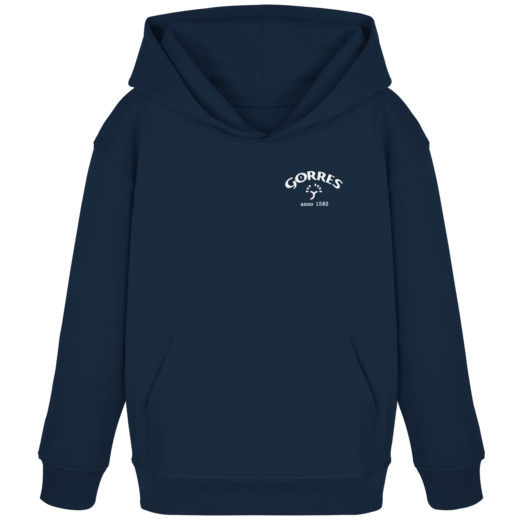 Bio Kinder Hoodie mit Görres-Schriftzug