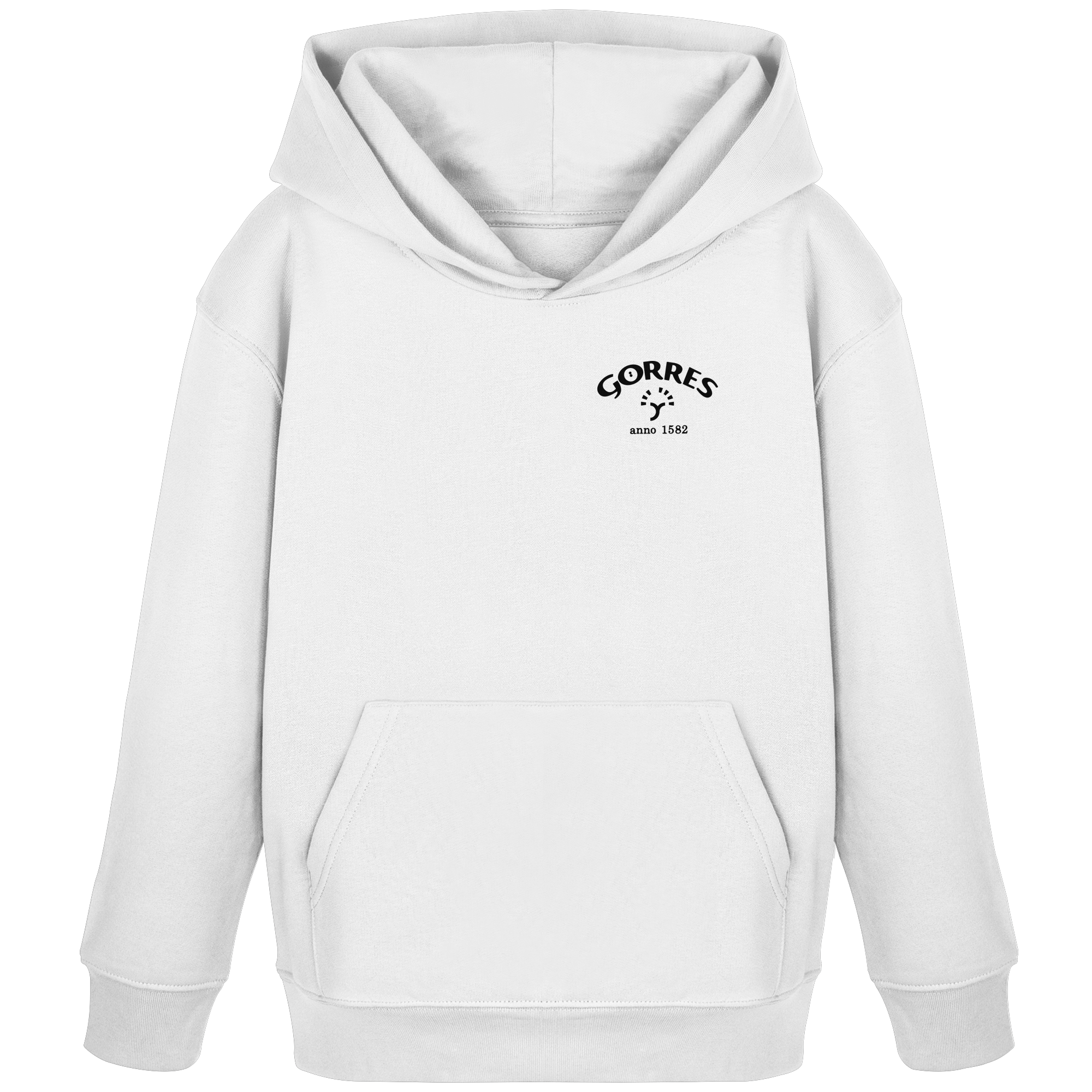 Bio Kinder Hoodie mit Görres-Schriftzug