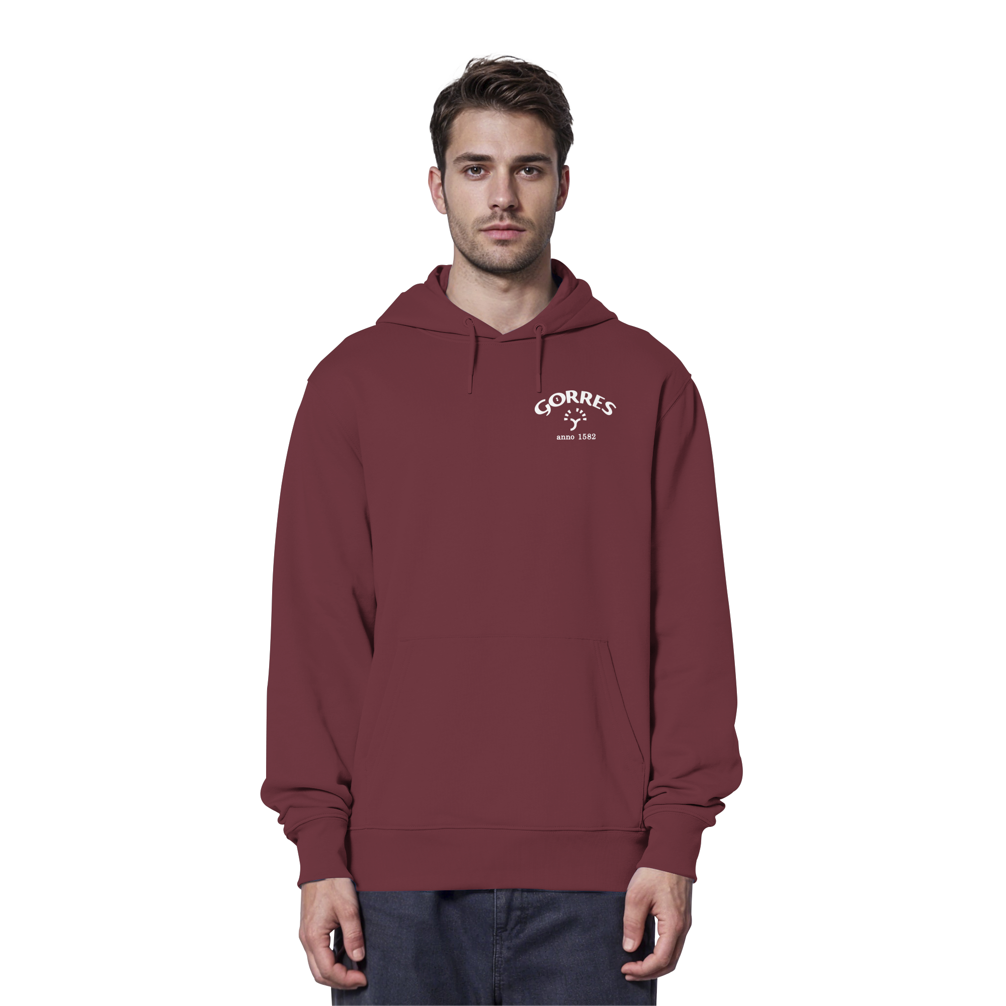 Bio Hoodie mit Görres-Schriftzug Christmas-Edition