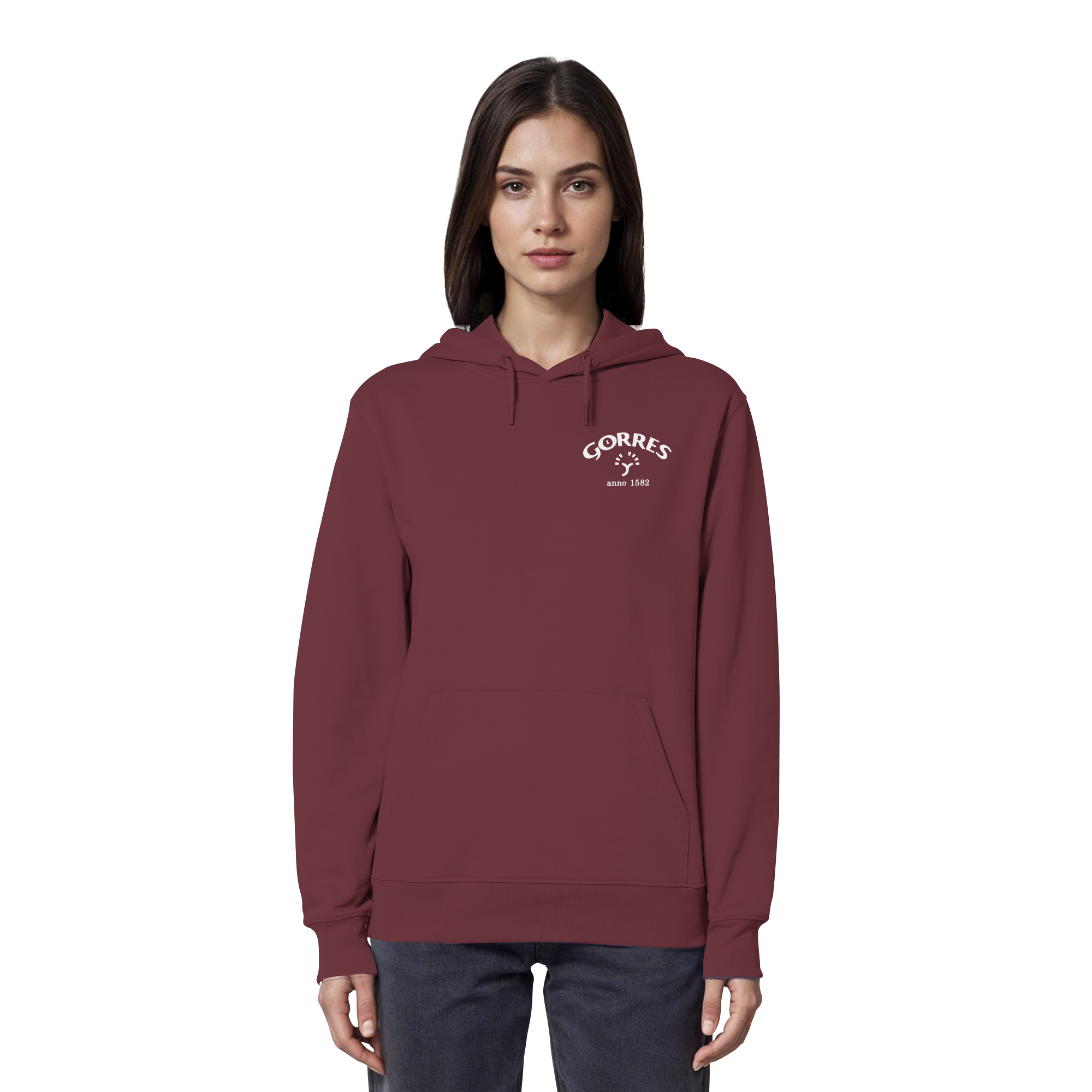 Bio Hoodie mit Görres-Schriftzug Christmas-Edition