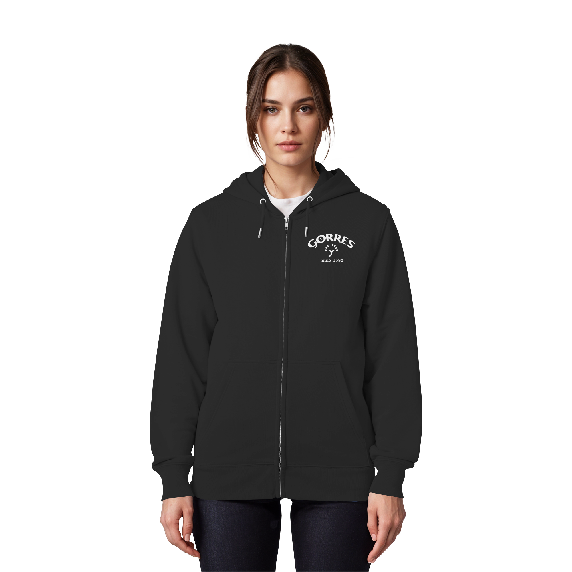 Sweatjacke mit Görres-Schriftzug