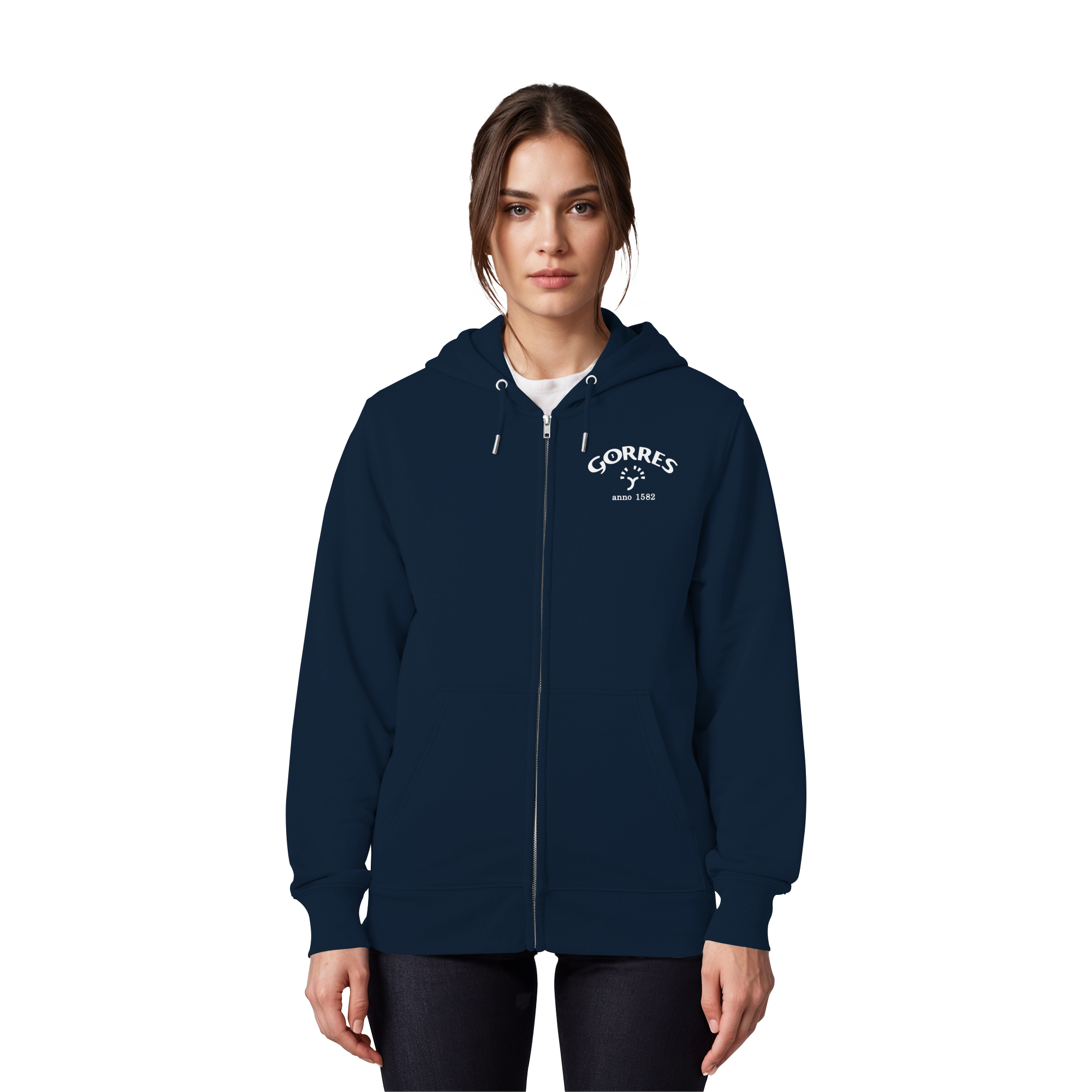 Sweatjacke mit Görres-Schriftzug